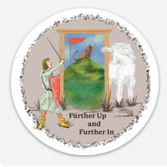 Further Up and Further In Sticker