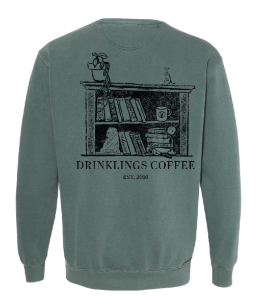 The Drinklings Bookshelf Sweatshirt