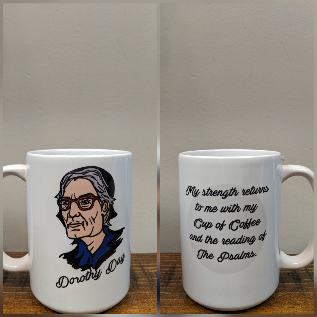 Dorothy Day - Coffee and the Psalms Mug - Drinklings