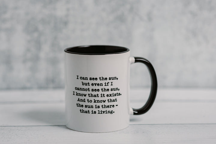 The Fyodor Dostoevsky Mug - I Can See the Sun