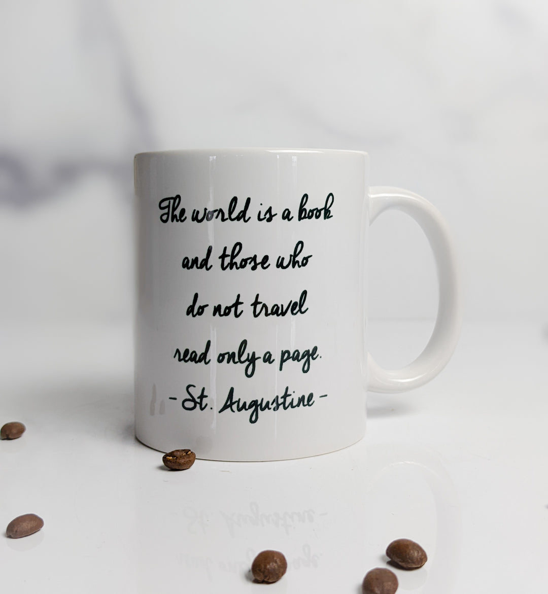 The Saint Augustine on Traveling Mug