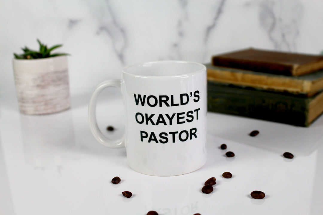 The World's Okayest Pastor Mug